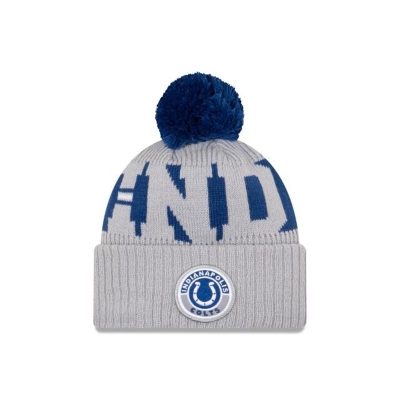 Sapca New Era Indianapolis Colts NFL Alternate Cold Weather Sport Knit Beanie - Albi